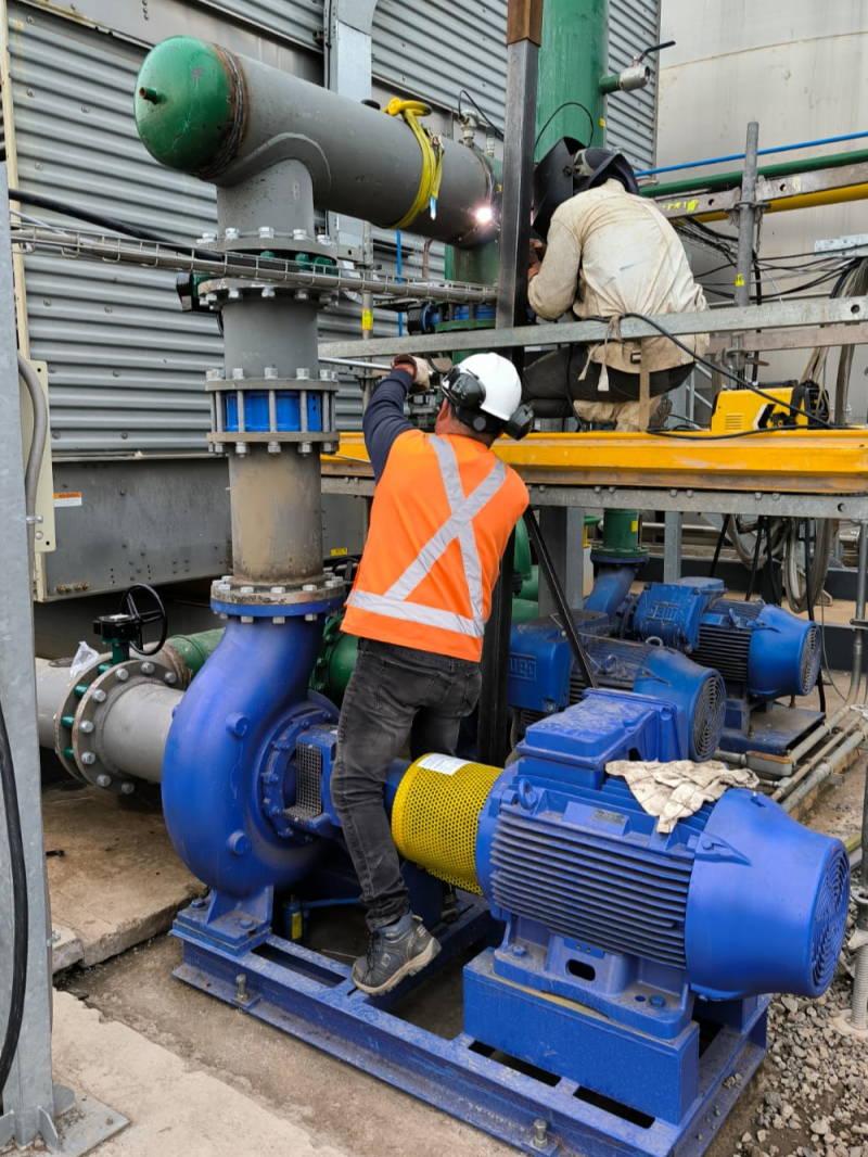 Montaje de Piping y Estructuras - Pumping Chile