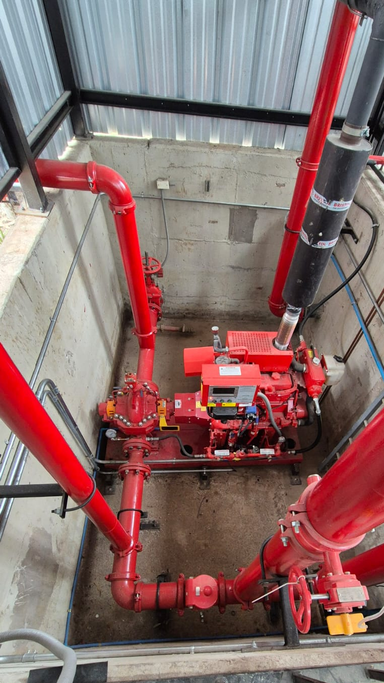 Suministro y Montaje de Sala de Bombas Contra Incendio - Pumping Chile